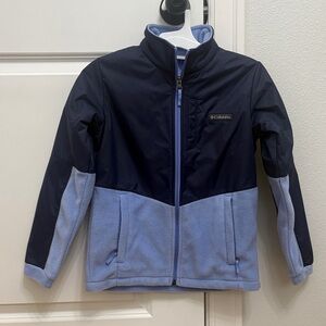 Columbia Kids Jacket - Navy and Light Blue
